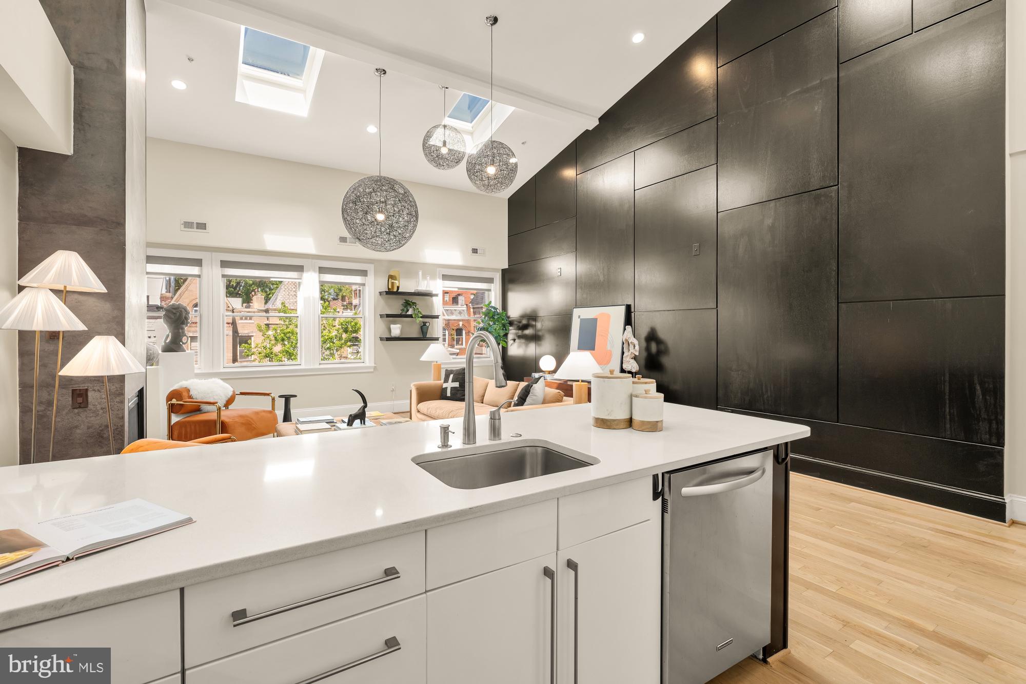 2431 Ontario Road Northwest, Unit 4 Washington, DC 20009 - Photo 17 of 48 a room with lots of counter space and a sink