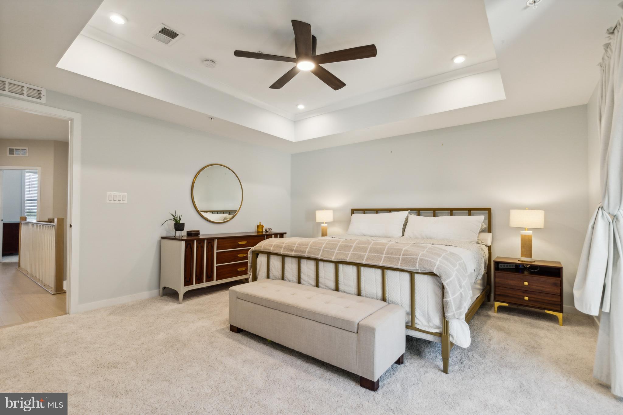 22318 Roanoke Rise Terrace Ashburn, VA 20148 - Photo 15 of 25 Primary Bedroom with Tray Ceiling