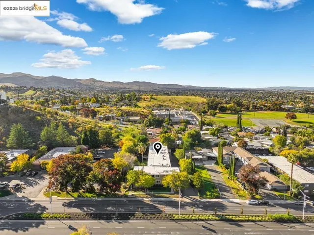 a view of a city from a terrace