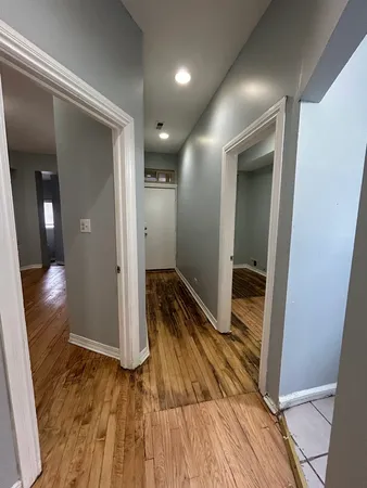 wooden floor in a gallery