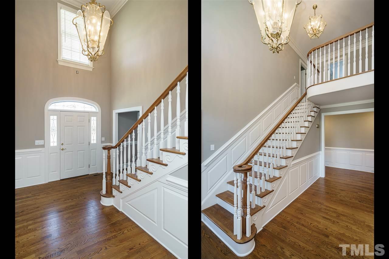8446 Seven Paths Road Spring Hope, NC 27882 - Photo 20 of 24 a view of entryway and hall with wooden floor