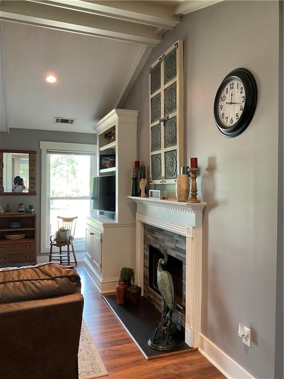 5403 Stone Trace Gainesville, GA 30504 - Photo 11 of 126 a living room with furniture a window and a fireplace