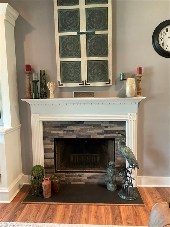5403 Stone Trace Gainesville, GA 30504 - Photo 18 of 126 a living room with a fireplace and a window