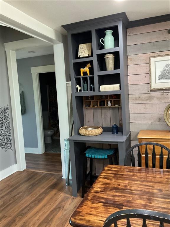 5403 Stone Trace Gainesville, GA 30504 - Photo 27 of 126 a view of a dining room with furniture and wooden floor