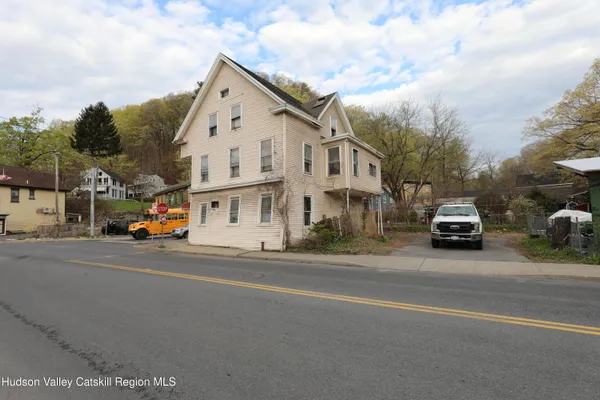 a car parked on the side of the road