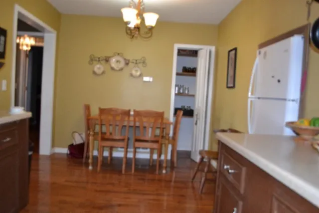 a view of kitchen and window