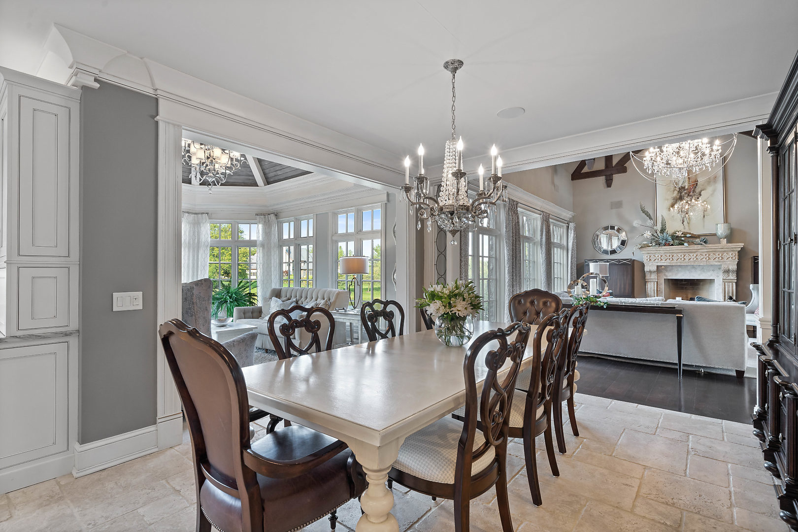 36W516 Hunters Gate Road St. Charles, IL 60175 - Photo 13 of 47 a view of a dining room with furniture window and outside view