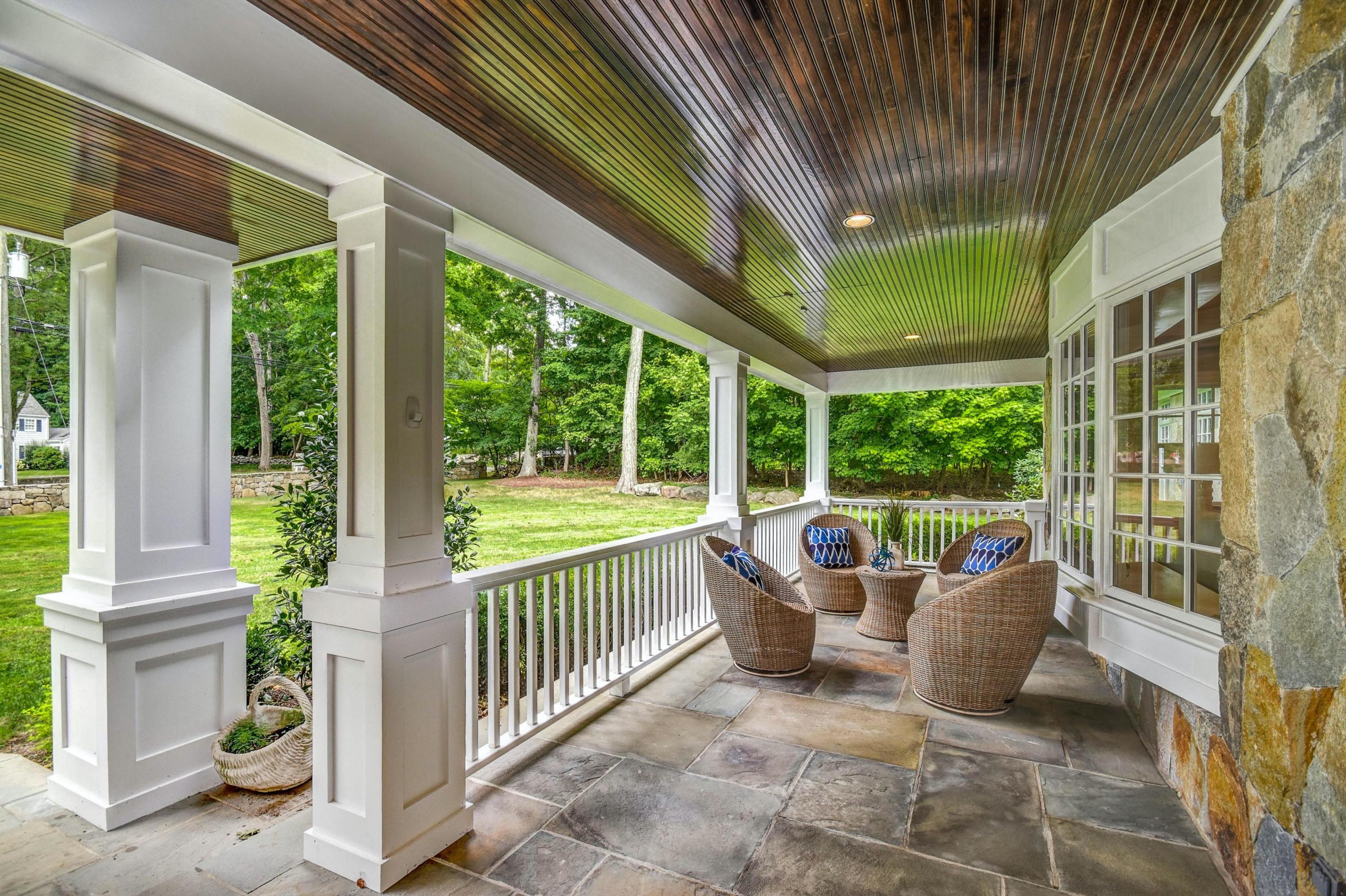 56 Logan Road New Canaan, CT 06840 - Photo 3 of 40 a building outdoor space with seating space