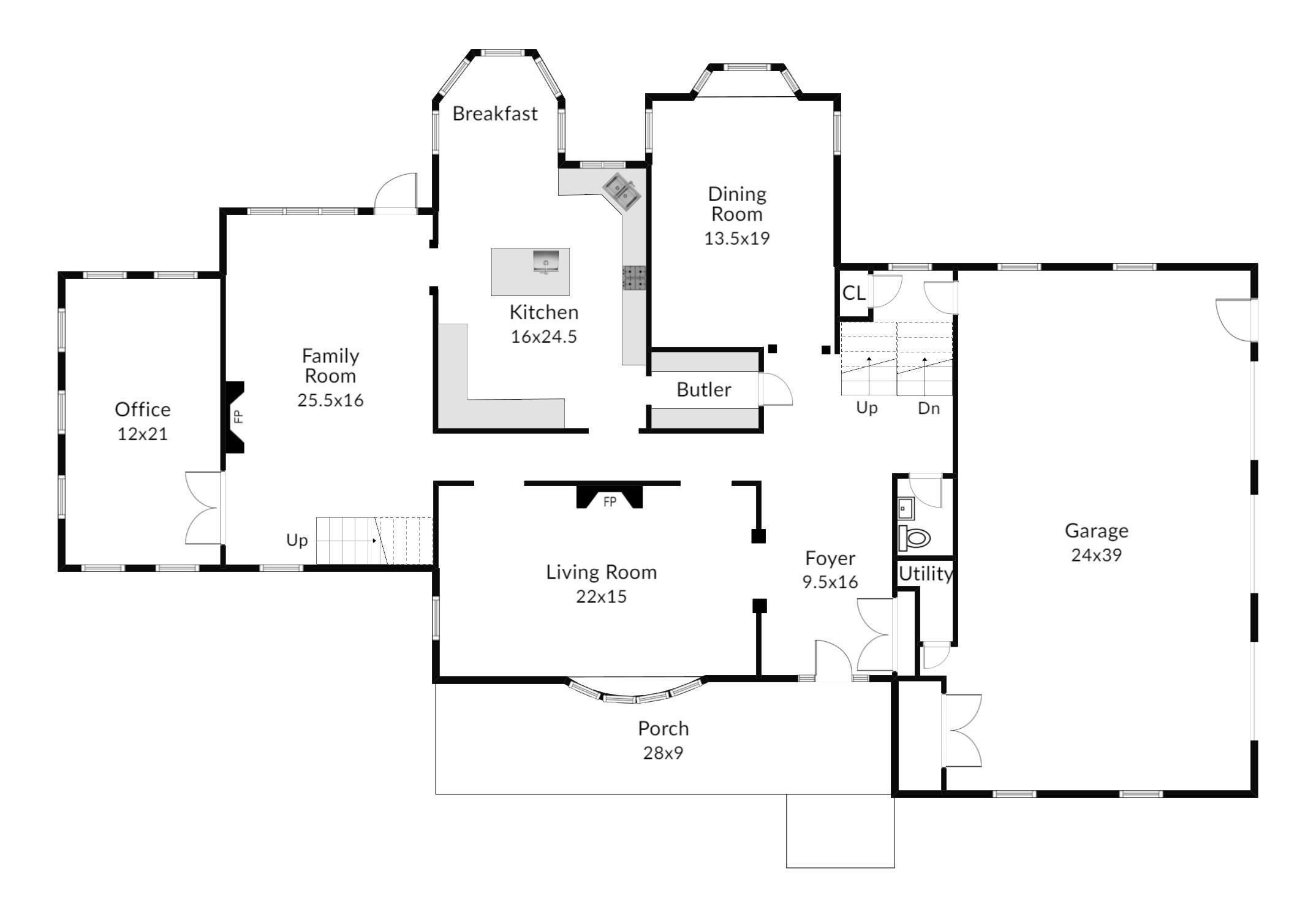 56 Logan Road New Canaan, CT 06840 - Photo 38 of 40 a picture of a floor plan