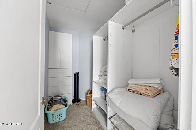 a room with storage and utility