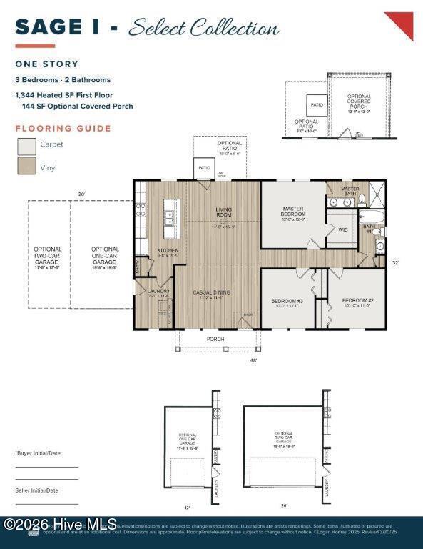 931 Plymouth Road Boiling Spring Lakes, NC 28461 - Photo 32 of 32 Sage Floorplan