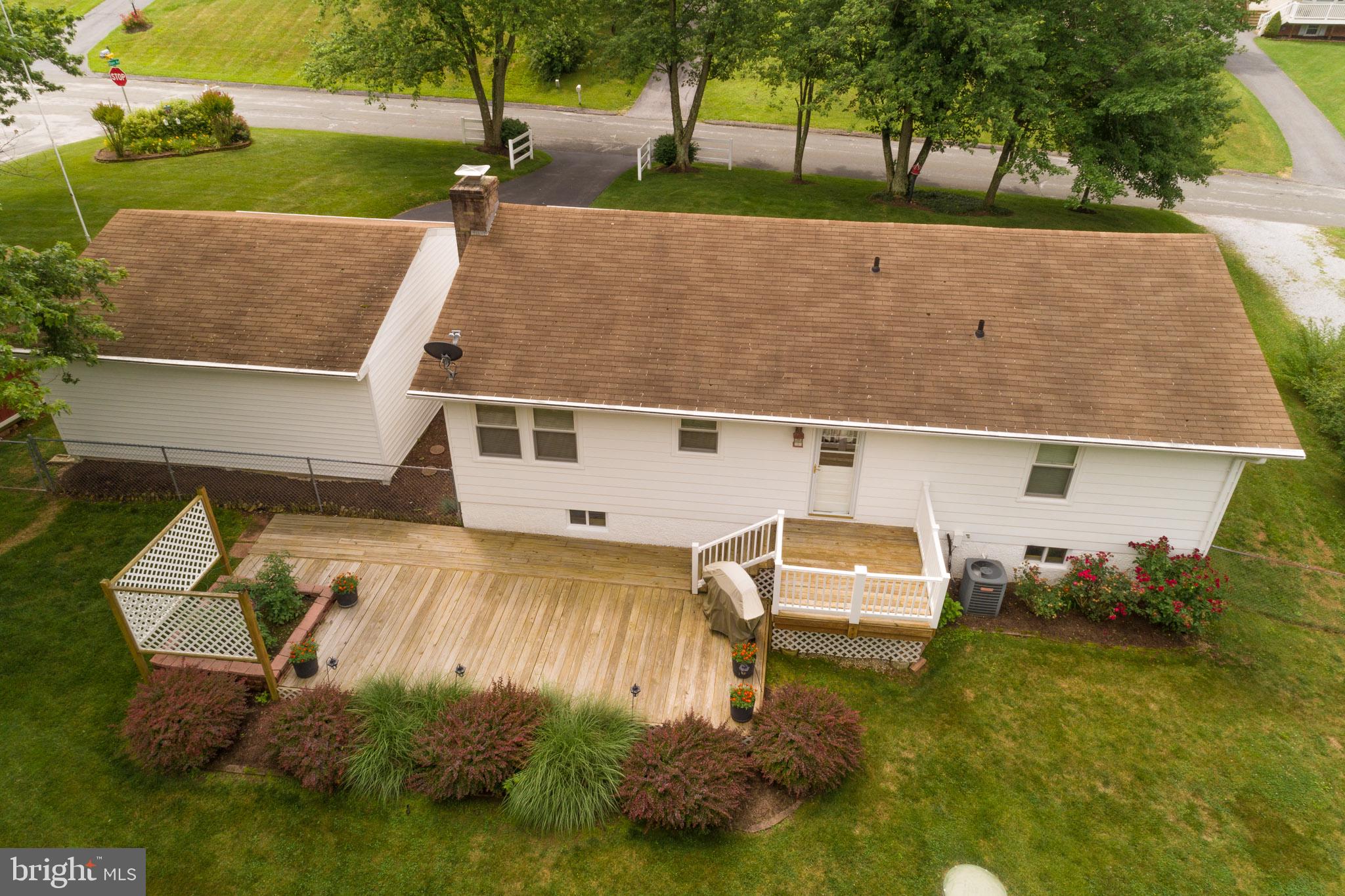 3013 Michael Road Mount Airy, MD 21771 - Photo 40 of 42 Aerial View of 2-Section Deck