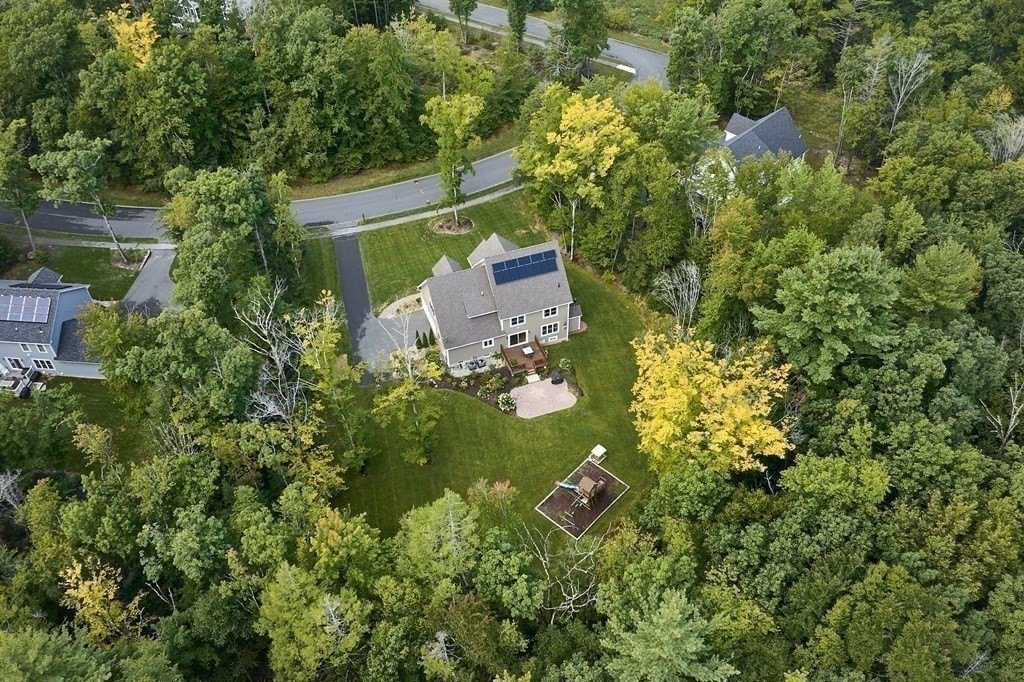107 Concord Way Amherst, MA 01002 - Photo 39 of 41 an aerial view of a house with a yard