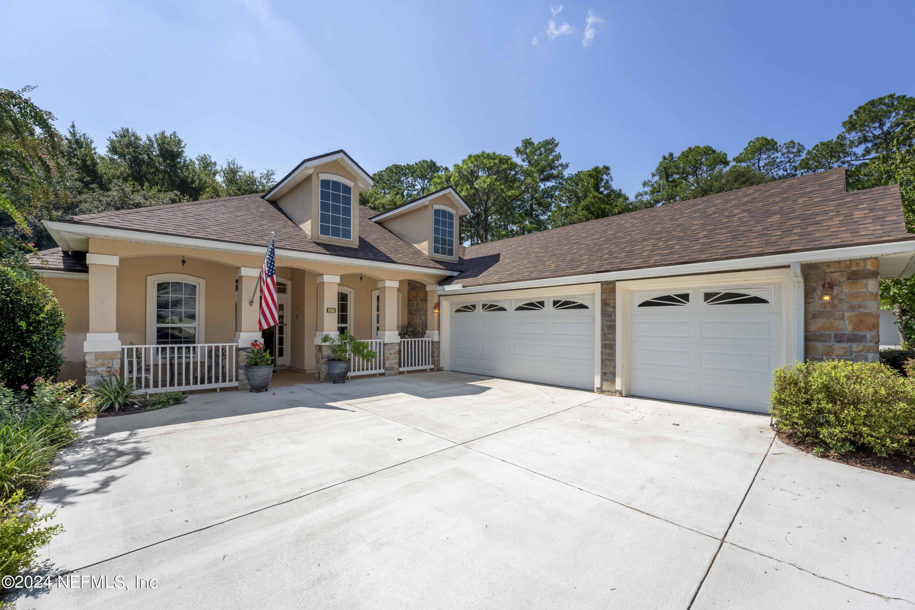 3 car garage