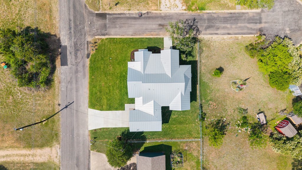 501 Ranchview Drive Johnson City, TX 78636 - Photo 28 of 28 an aerial view of a house with a yard