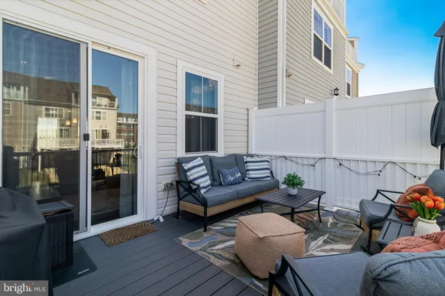 a view of a outdoor seating area