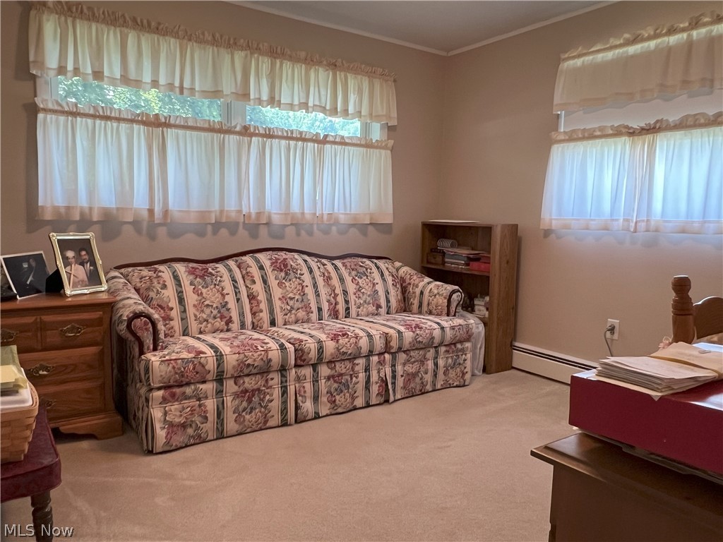 7325 Euclid Chardon Road Willoughby, OH 44094 - Photo 13 of 24 Carpeted bedroom currently being used as a sitting room
