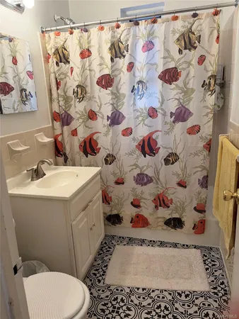 a bathroom with a sink and a toilet