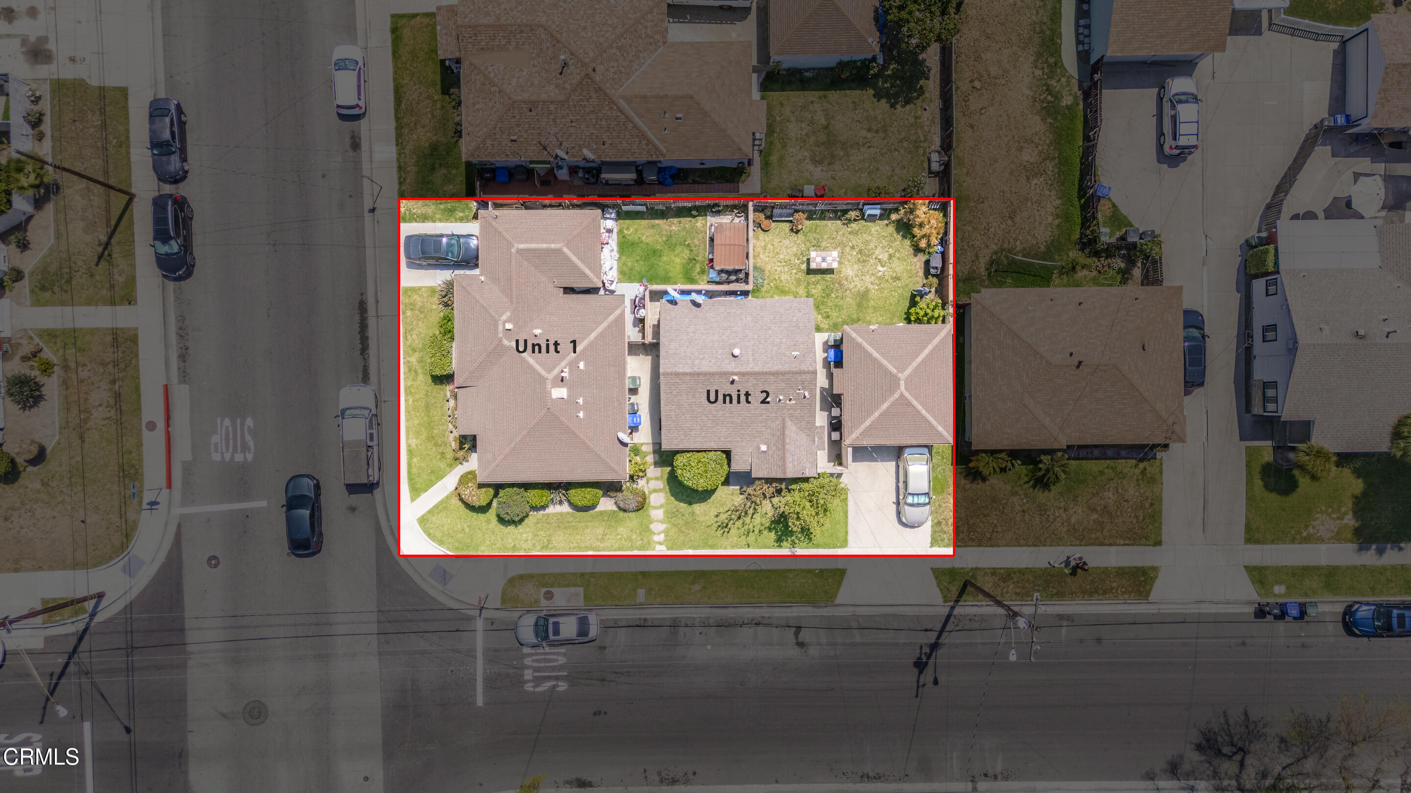 8202 5th Street Downey, CA 90241 - Photo 2 of 10 an aerial view of residential houses with outdoor space