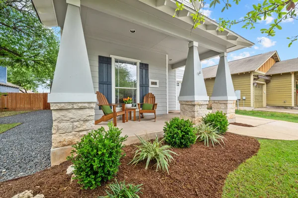 a view of a house with a patio