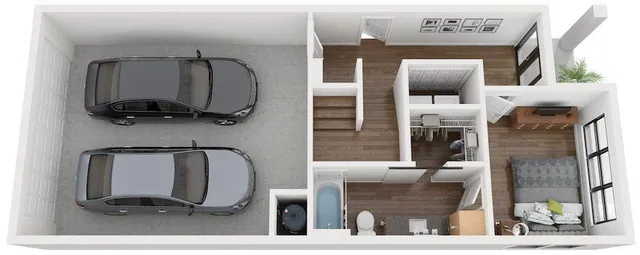 a view of living room with furniture