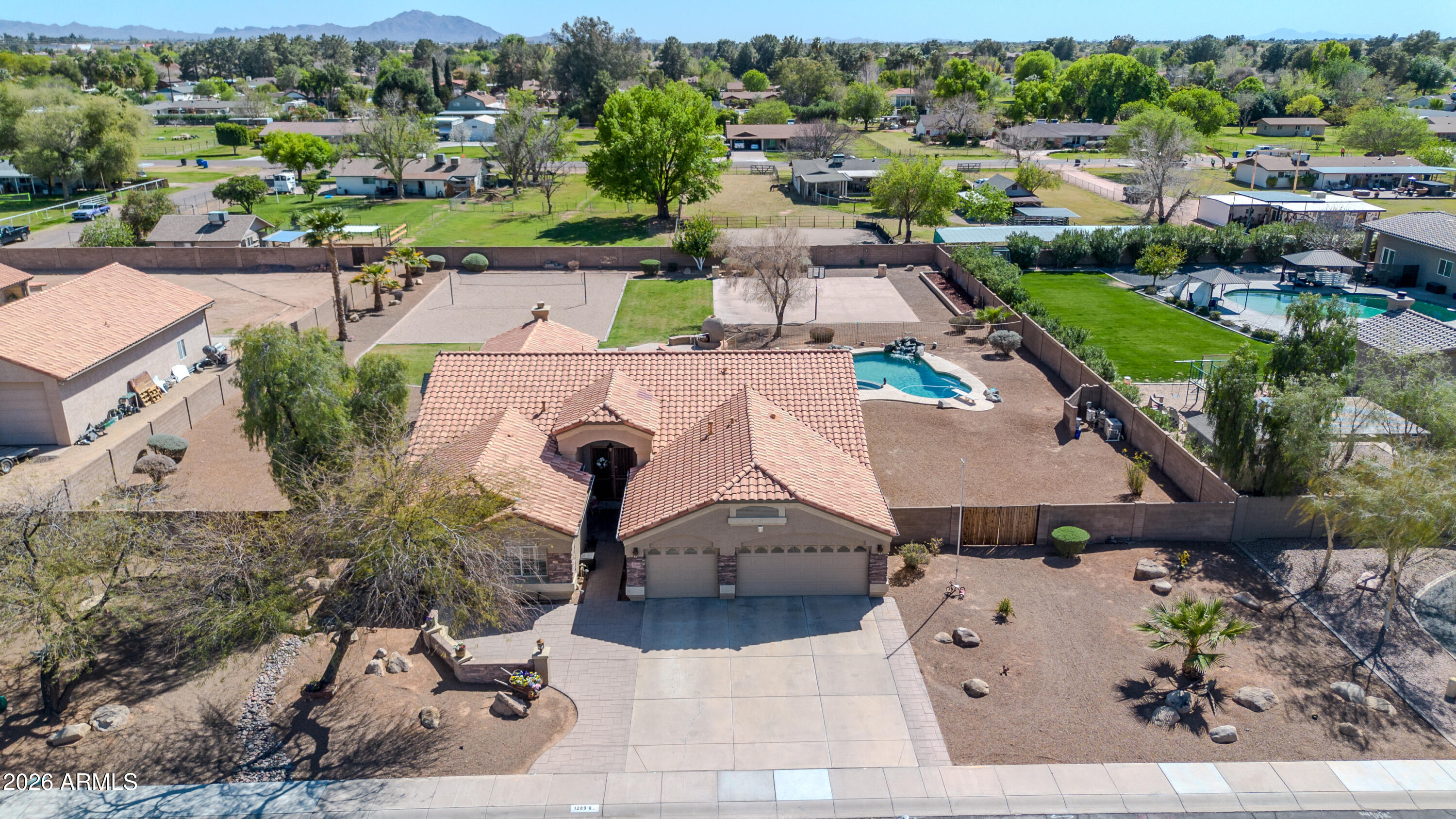 1289 East Palo Blanco Way Gilbert, AZ 85296 - Photo 41 of 52 1289 E Palo Blanco Way Drone-2