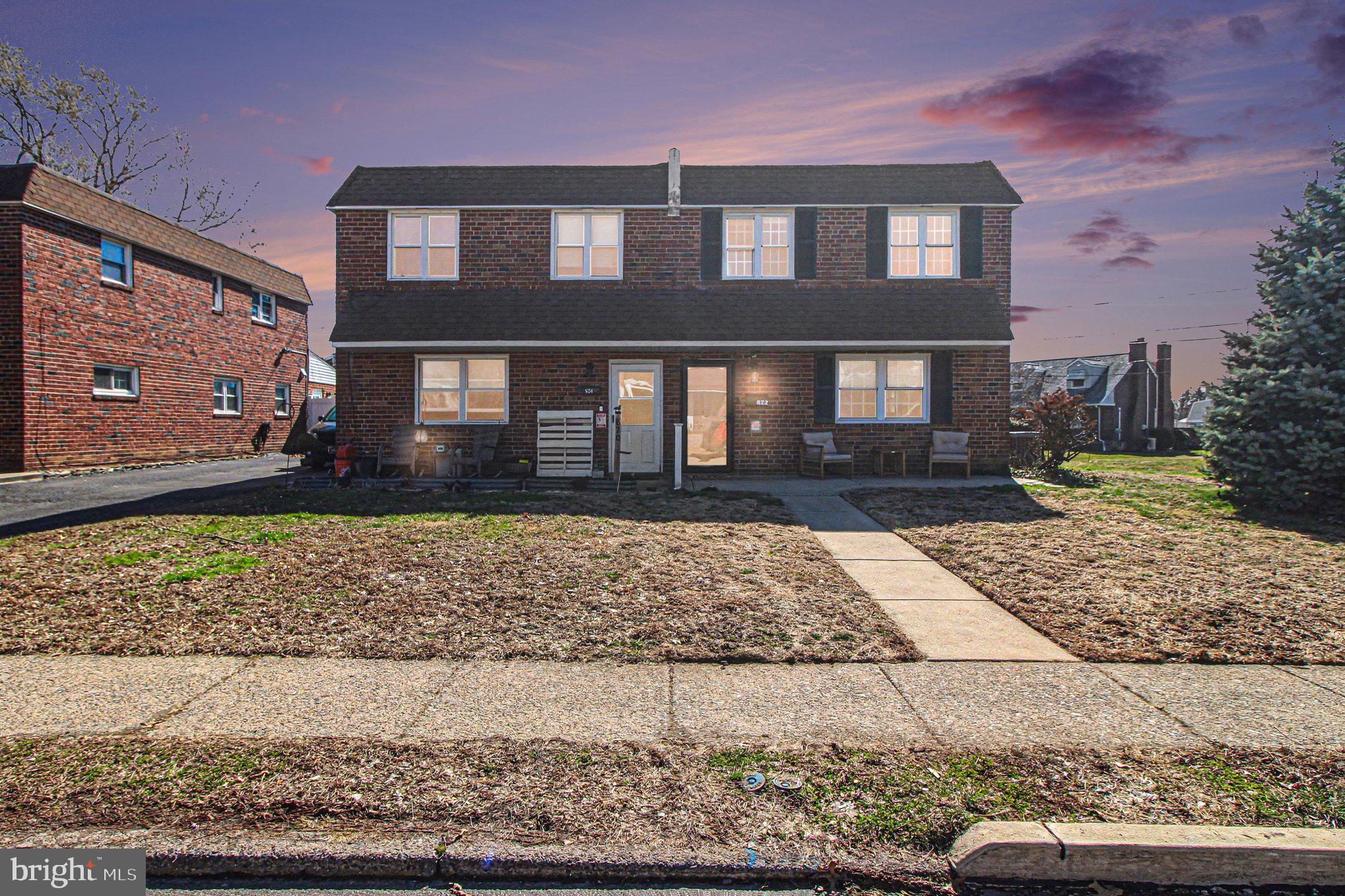 822 Hancock Street Ridley Park, PA 19033 - Photo 3 of 30 a front view of a house with garden