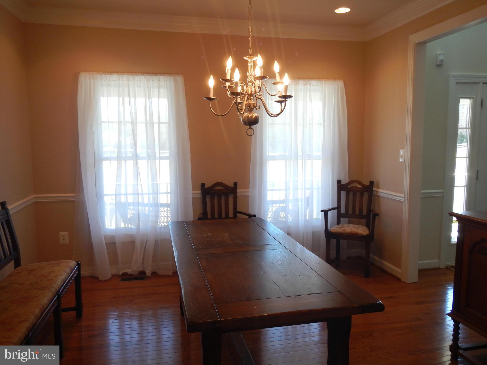 13602 Union Church Road Sumerduck, VA 22742 - Photo 12 of 30 a view of a dining room with furniture window and wooden floor