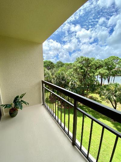 2101 Marina Isle Way, Unit 403 Jupiter, FL 33477 - Photo 3 of 3 a view of balcony with furniture