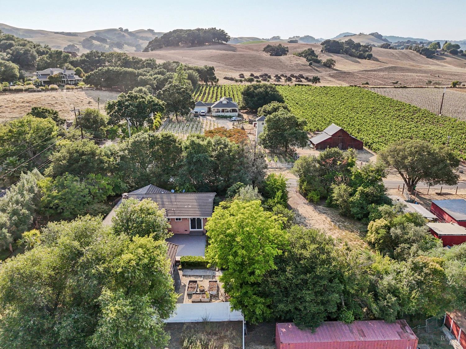 1050 Sunset Road Napa, CA 94558 - Photo 63 of 67 an aerial view of multiple house