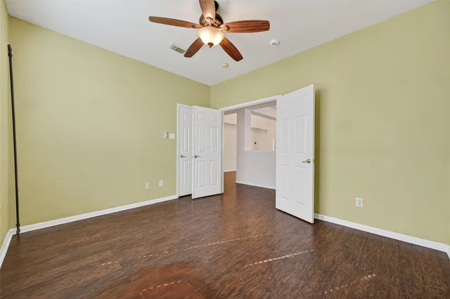 wooden floor in an empty room