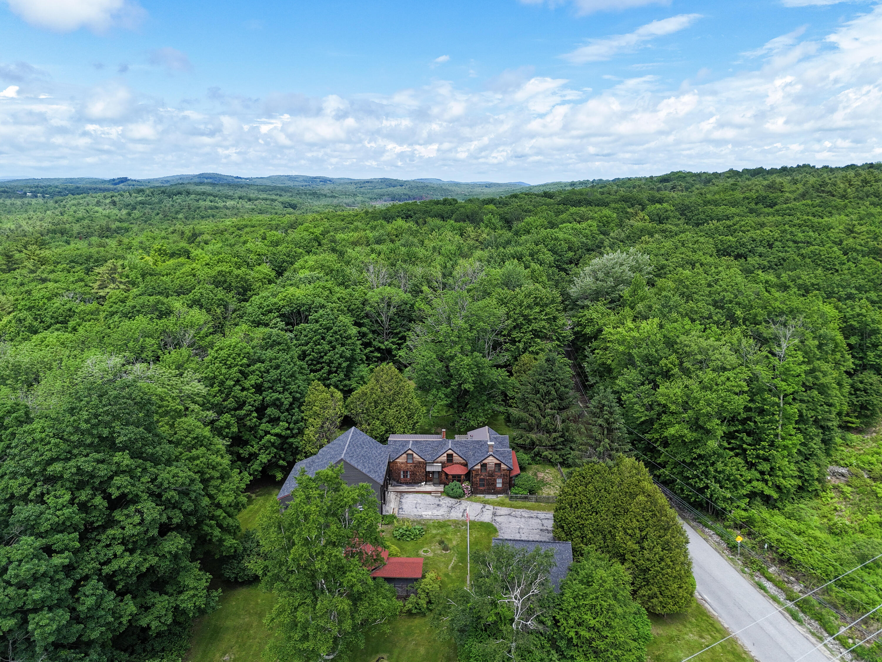 14 South Hatch Hill Road Greene, ME 04236 - Photo 53 of 56 Aerial View
