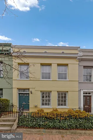 a front view of a building