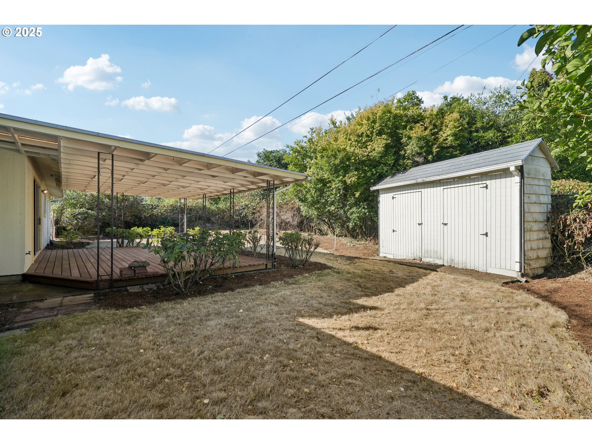 1727 Northeast 153rd Place Portland, OR 97230 - Photo 29 of 37 a view of a backyard of a house