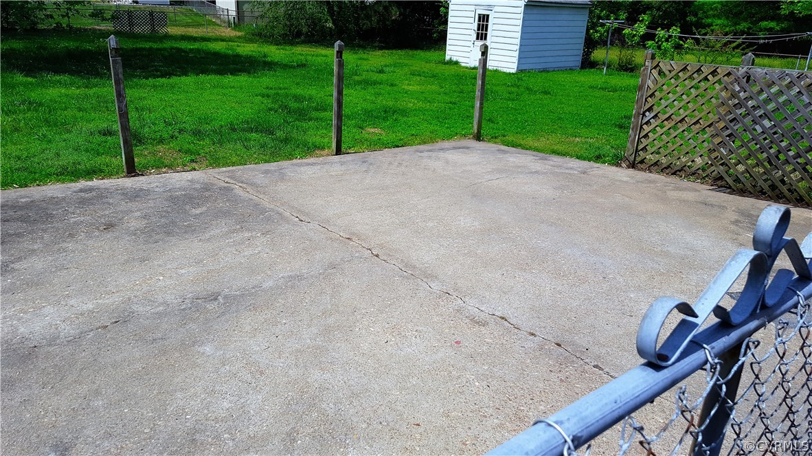 6328 Barrister Road Chesterfield, VA 23832 - Photo 7 of 9 FENCED BACKYARD WITH PATIO