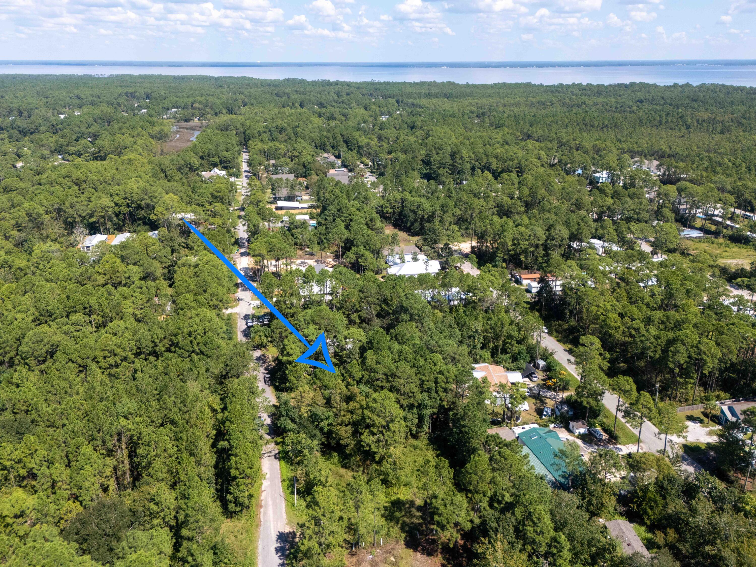 155 4th Street Santa Rosa Beach, FL 32459 - Photo 5 of 9 a view of a city with lush green forest