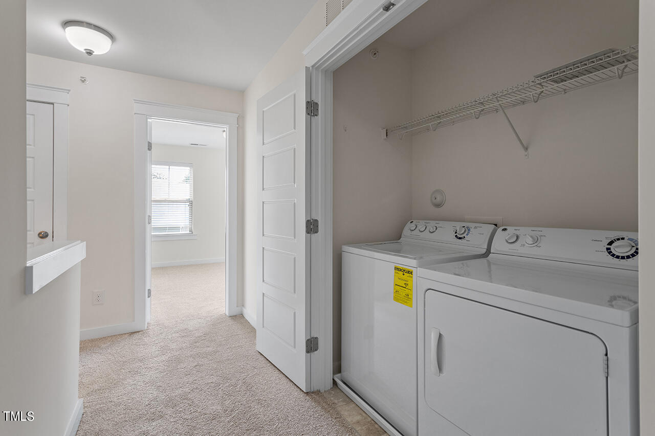 6418 Swatner Drive Raleigh, NC 27612 - Photo 26 of 40 2nd Floor Laundry Closet