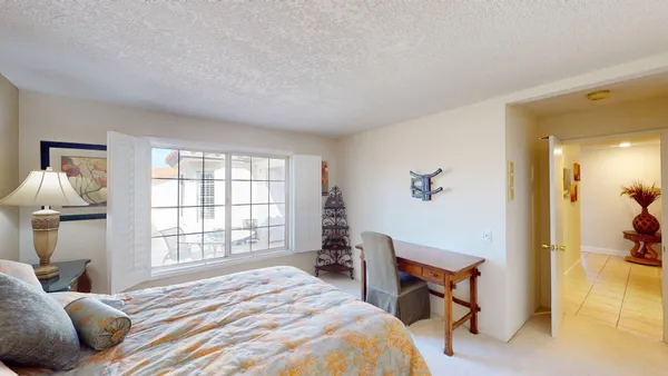 a view of a golf course with huge green field