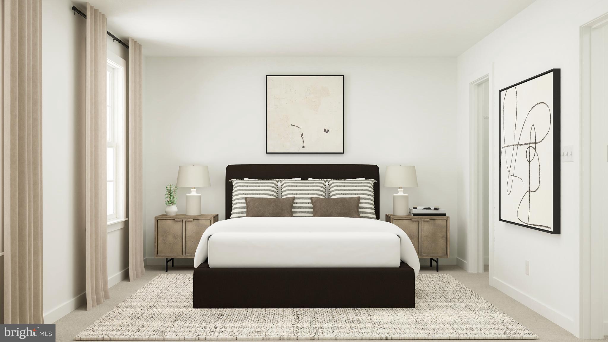 5 Old School House Road Sicklerville, NJ 08081 - Photo 11 of 23 a bedroom with a large bed and a painting on the wall