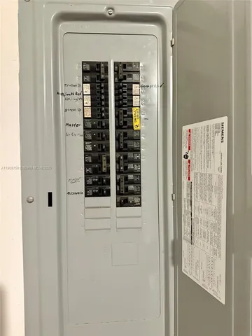 a close view of water heater room