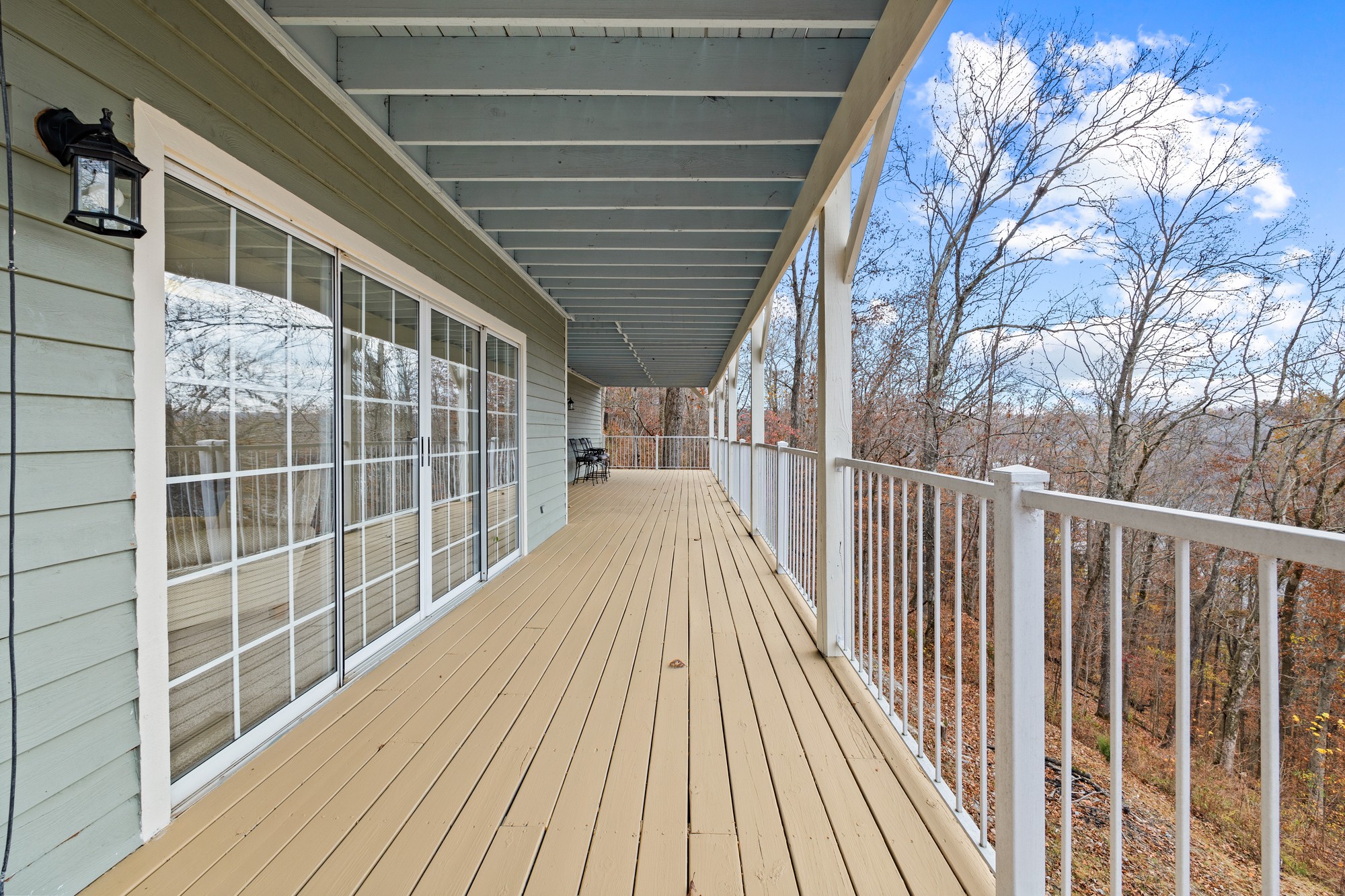 998 Highland Trail Sparta, TN 38583 - Photo 25 of 43 a view of a balcony with wooden floor and fence