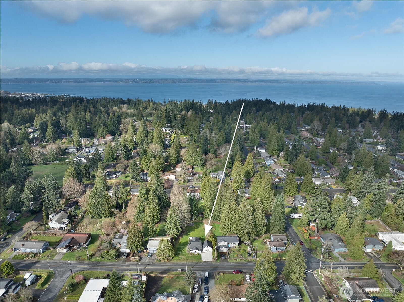 18824 80th Avenue West Edmonds, WA 98026 - Photo 2 of 35 a view of a lake with a city