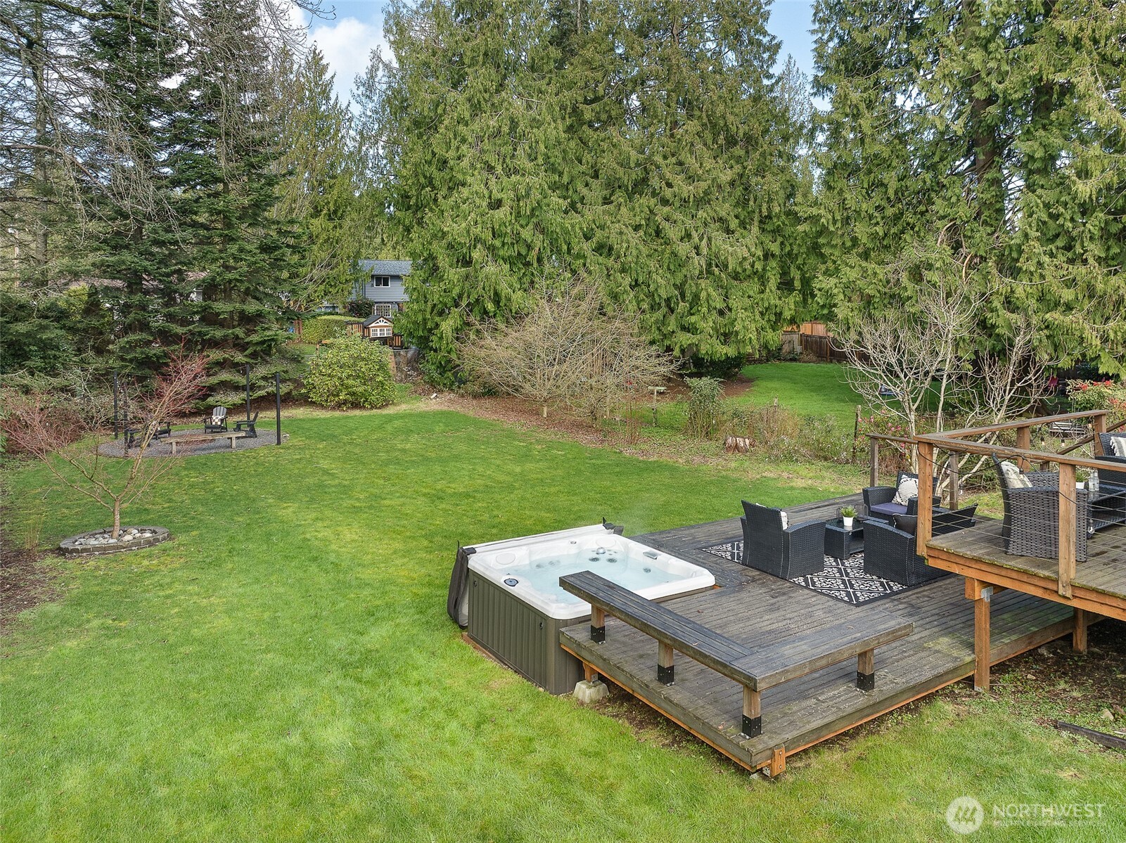 18824 80th Avenue West Edmonds, WA 98026 - Photo 29 of 35 a view of a wooden deck and garden