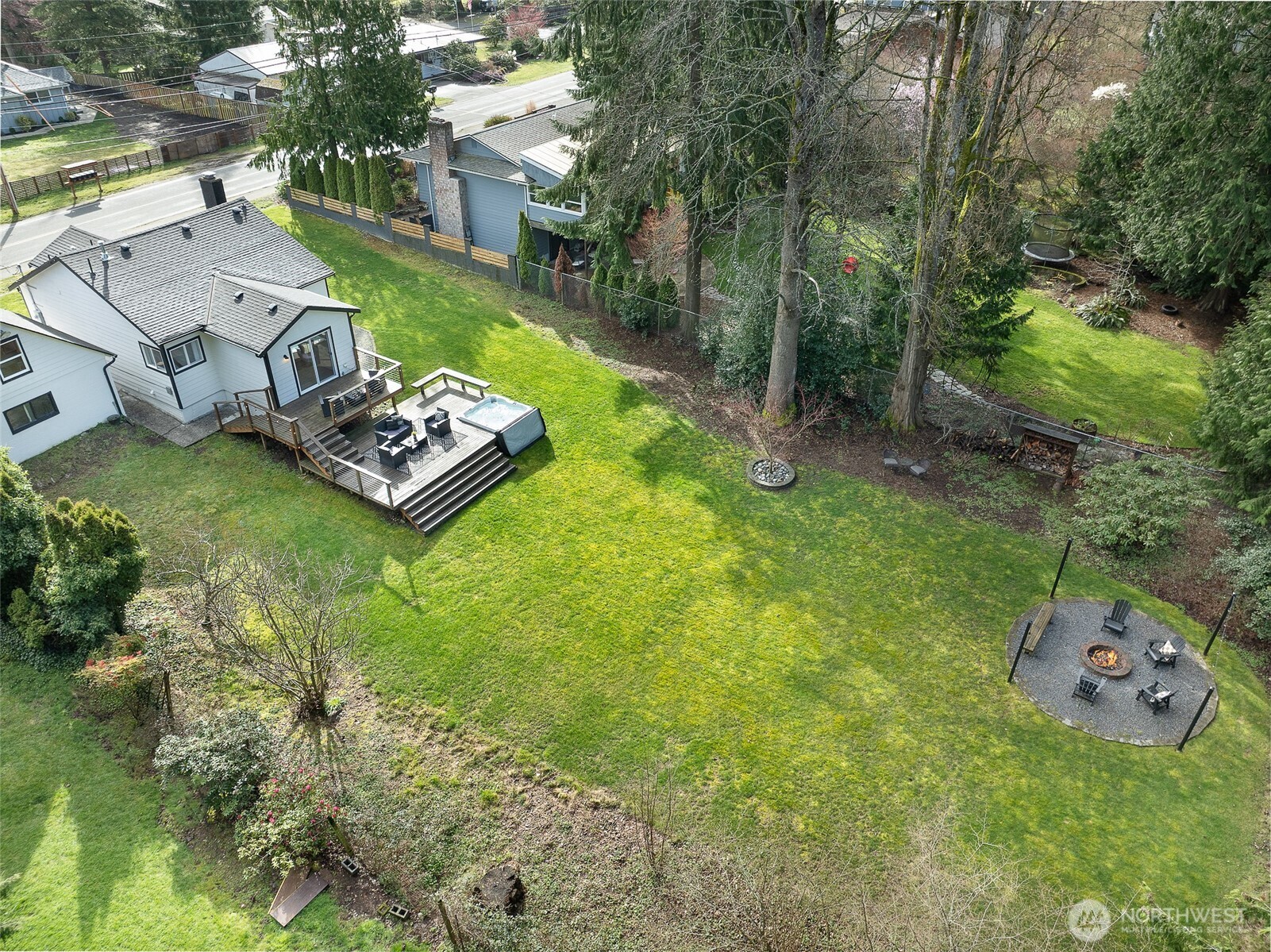 18824 80th Avenue West Edmonds, WA 98026 - Photo 30 of 35 an aerial view of a house with garden