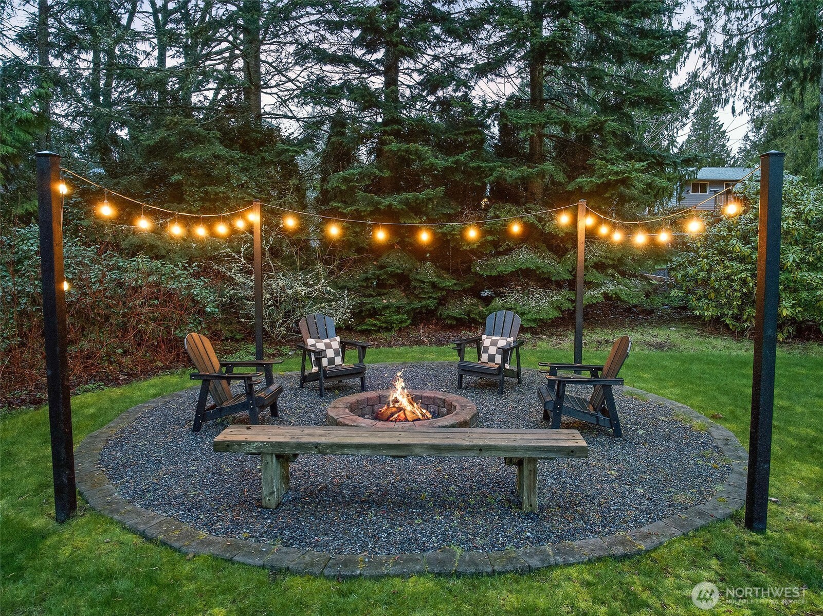 18824 80th Avenue West Edmonds, WA 98026 - Photo 32 of 35 a view of a garden with an outdoor seating