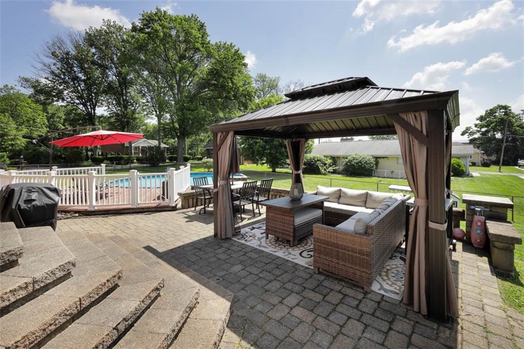 16 Grace Road Scottdale, PA 15683 - Photo 36 of 42 Gazebo for some shade on paver patio with new pool