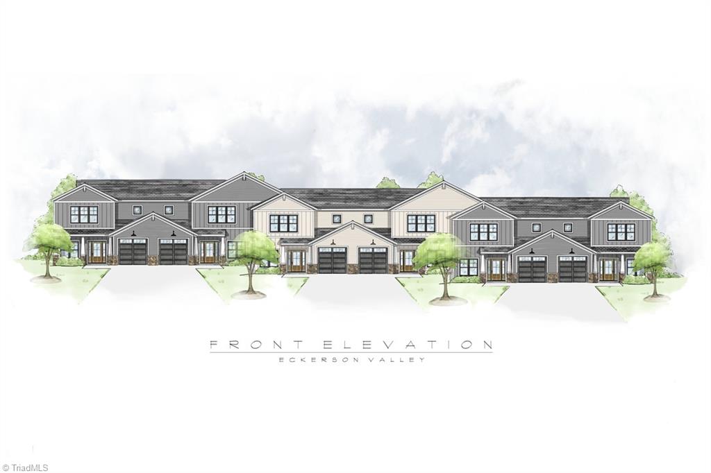 5735 Eckerson Road Greensboro, NC 27405 - Photo 5 of 6 Artist rendering of the two story 6 unit town home "BBBBBB"