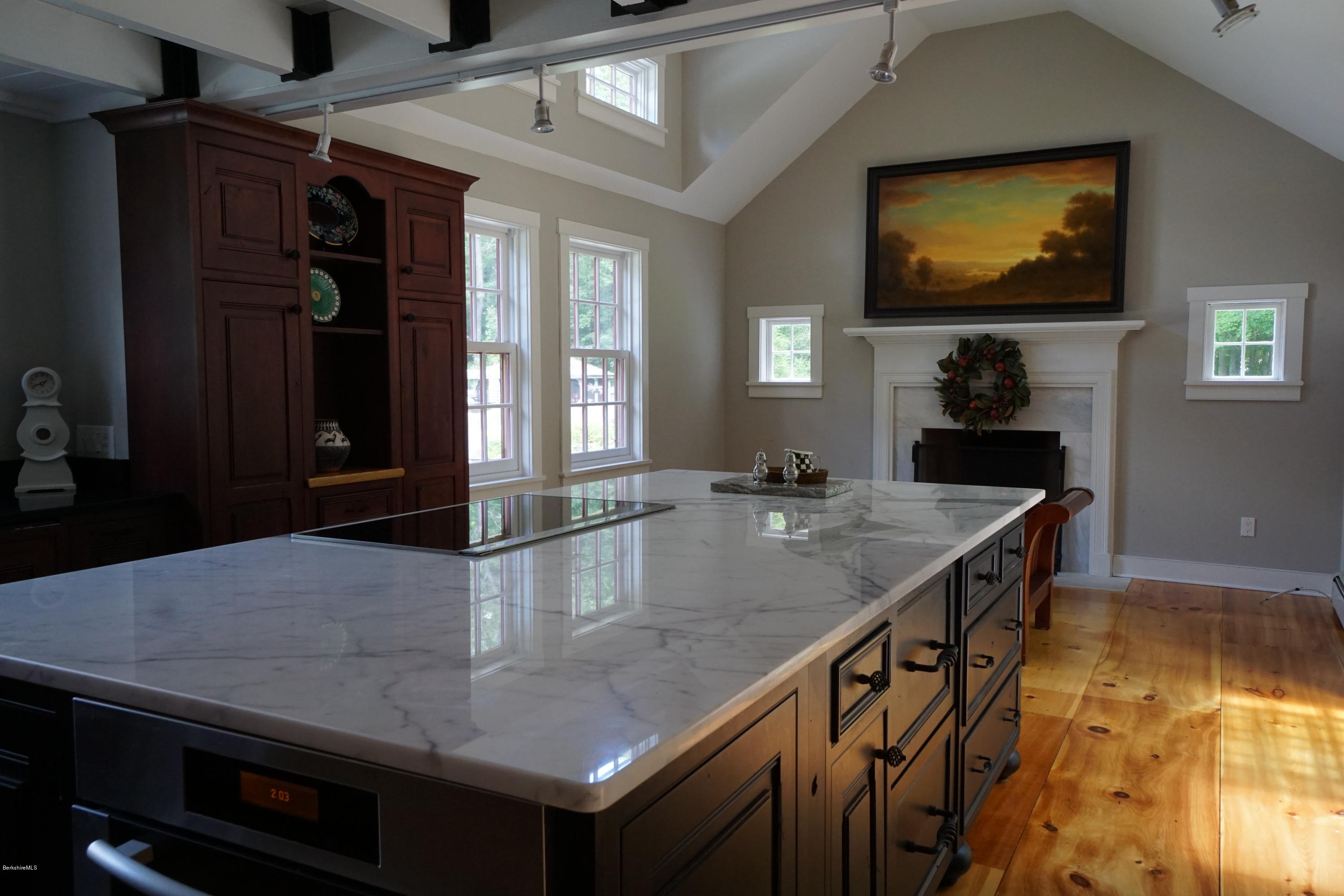408 Summit Road Richmond, MA 01254 - Photo 11 of 36 a kitchen with stainless steel appliances granite countertop a sink and a counter top space