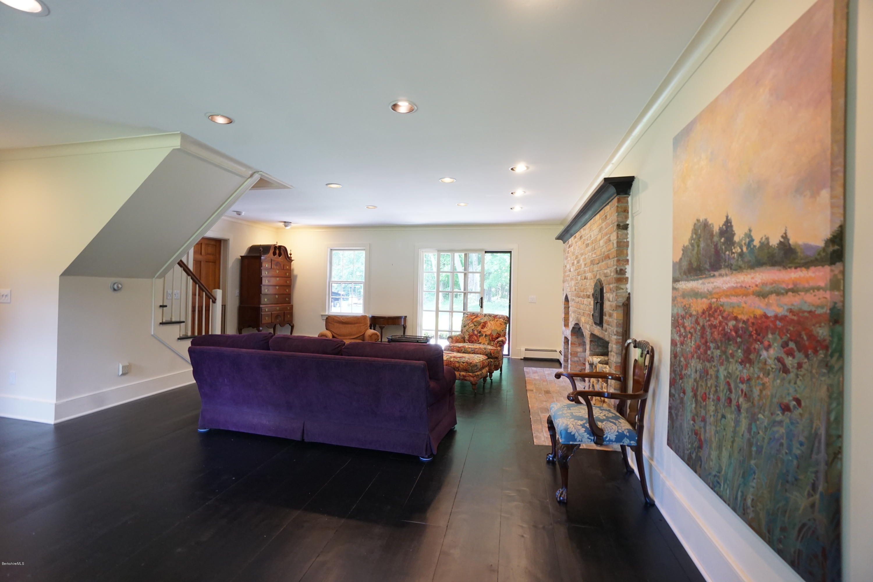 408 Summit Road Richmond, MA 01254 - Photo 20 of 36 a living room with furniture and a large window
