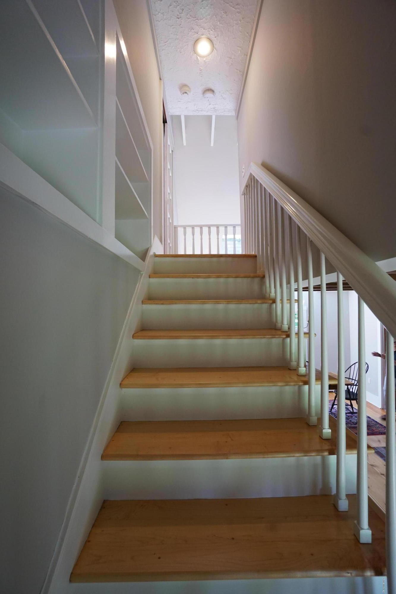 408 Summit Road Richmond, MA 01254 - Photo 27 of 36 a view of staircase with lots of frames on wall
